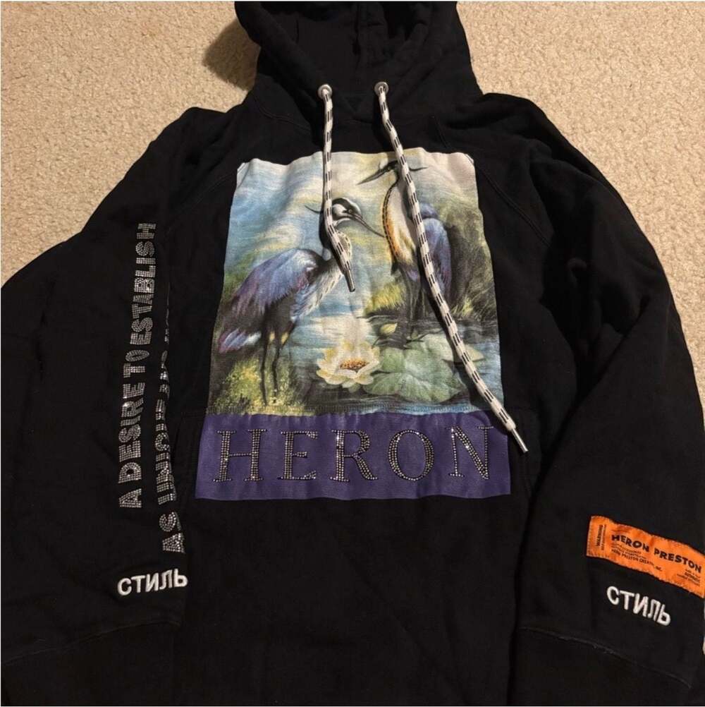 Heron Preston Hoodie size XL condition...